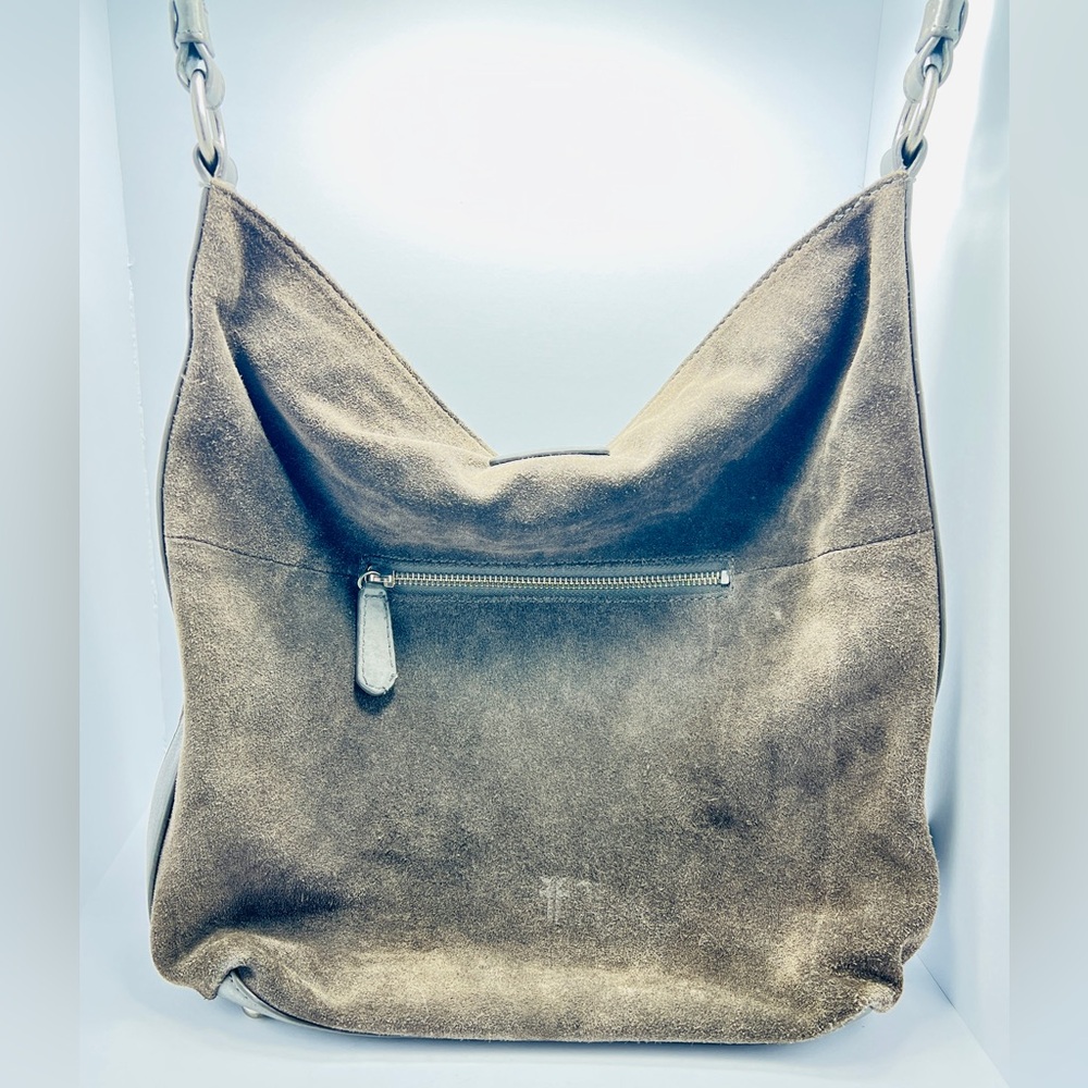 $15 WITH ANY REGULAR PRICE PURCHASE: FRYE Melissa Suede Hobo Bag - Picture 4 of 15
